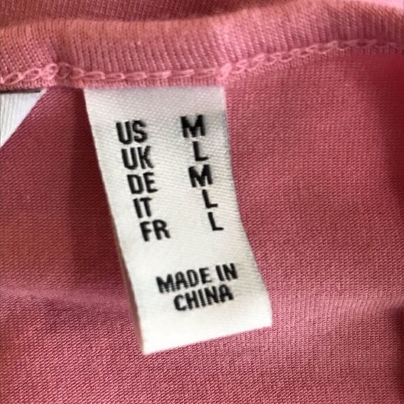 ISAAC MIZRAHI Live Waterfall Top, Pink M NWT - Picture 6 of 6